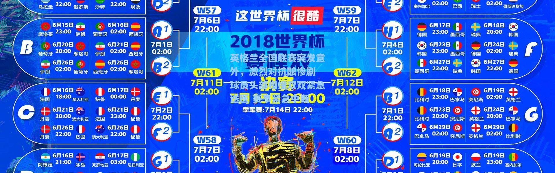 英格兰全国联赛突发意外，激烈对抗酿惨剧 球员头部相撞双双紧急送医 赛事紧急中断